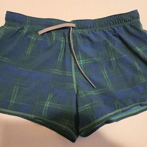 Nike Womens Green and Blue Athletic Shorts